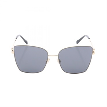 JIMMY CHOO VELLA/S Sunglasses Eyewear Gold Plated Black Used Women