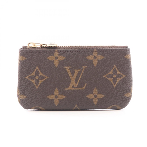 LOUIS VUITTON Pochette Cle coin purse wallet M62650 Monogram Brown Used