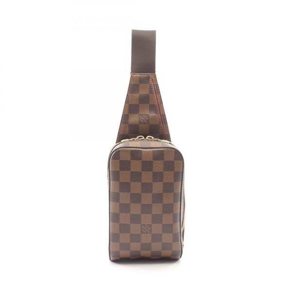 LOUIS VUITTON geronimos Waist bum belt bag N51994 Damier Brown Ebene Used
