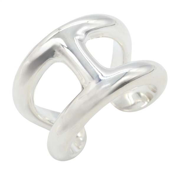 HERMES Osmoz GM Ring Silver925 Used women US size 7.75 #55