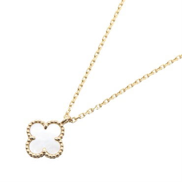 Van Cleef & Arpels Sweet Alhambra necklace 18K Yellow Gold Mother of pearl