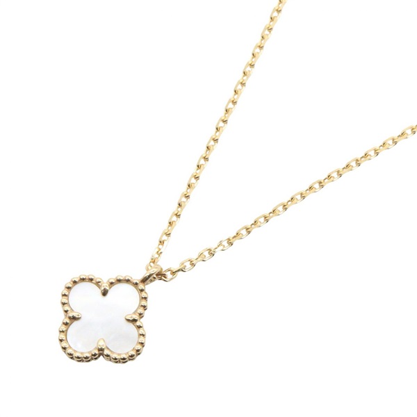 Van Cleef & Arpels Sweet Alhambra necklace 18K Yellow Gold Mother of pearl