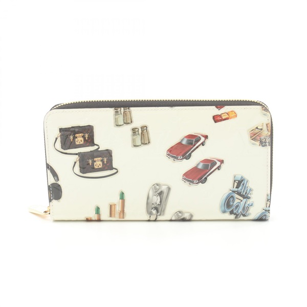 LOUIS VUITTON Nicolas Ghesquière Zippy Wallet M50370 Vernis leather White Used