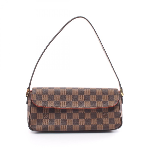 LOUIS VUITTON Recoleta Shoulder Hand bag N51299 canvas Damier Ebene Used Women