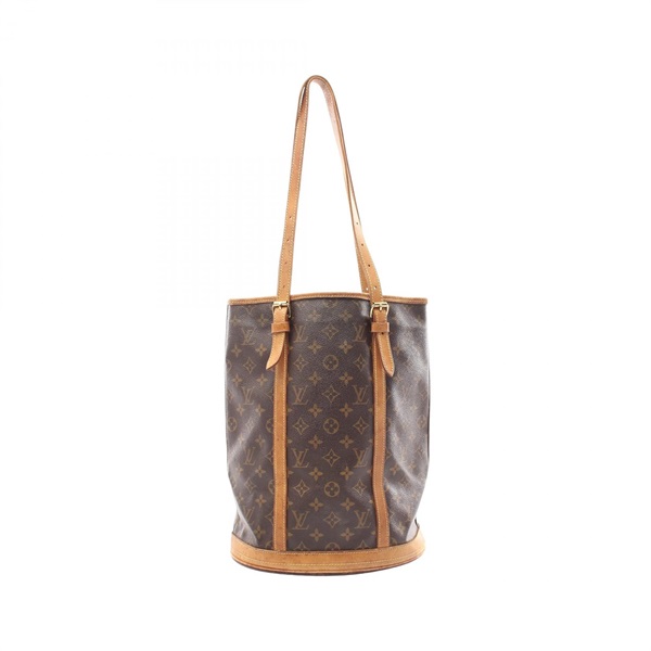 LOUIS VUITTON Bucket GM Shoulder Tote Bag M42236 Monogram Brown Used Women
