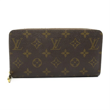 LOUIS VUITTON Zippy Wallet Around long purse M60017 Monogram Brown Used