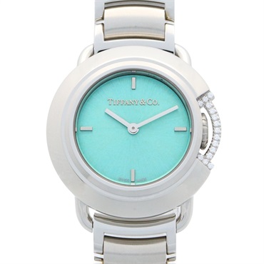 TIFFANY＆CO T Wrist Watch 68477409 Quartz Stainless Steel diamond Used Women