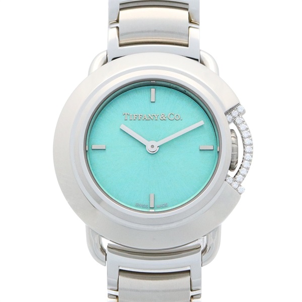 TIFFANY＆CO T Wrist Watch 68477409 Quartz Stainless Steel diamond Used Women