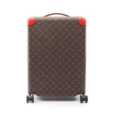 LOUIS VUITTON Horizon 55 Carry travel Bag M20200 Monogram leather Brown Red Used