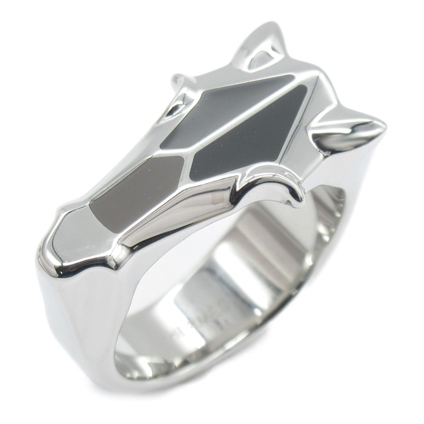 HERMES Destrier Ring Silver 925 Used #58