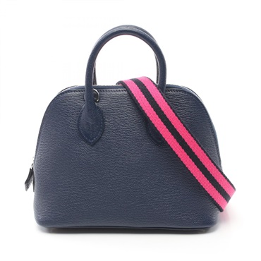 HERMES Bolide 1923 Mini 2way shoulder crossbody Hand bag B Chevre myzore SHW