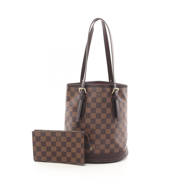 LOUIS VUITTON Male Shoulder Tote Bag N42240 Damier canvas leather Ebene Used LV