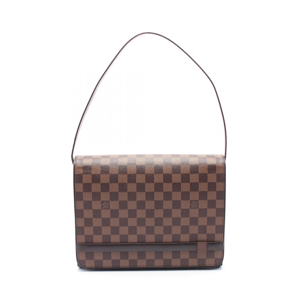 LOUIS VUITTON Tribeca Carre Shoulder Bag N51161 Damier canvas Ebene Used Women