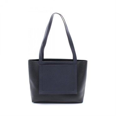 HERMES Cabas Sellier 31 Tote shoulder Bag Z Taurillon Clemence Blue nuit bk Used