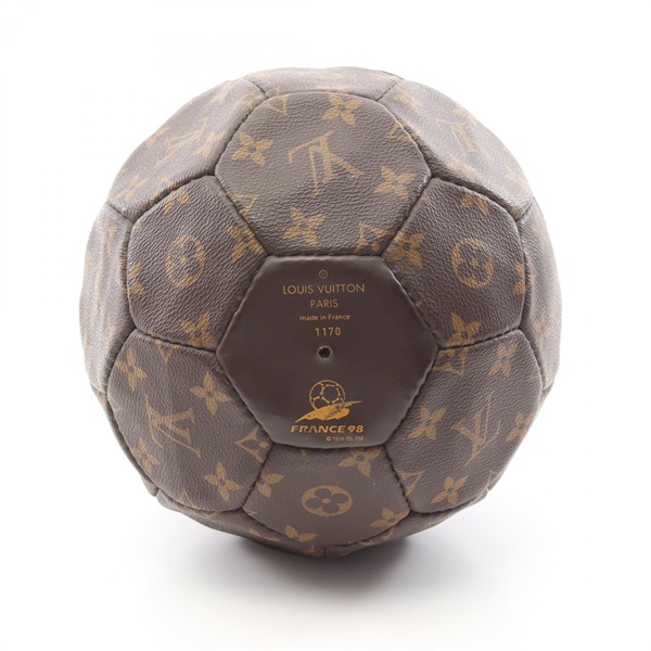 LOUIS VUITTON Soccer Ball M99054 Monogram PVC coated canvas Brown Used unisex LV