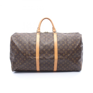 LOUIS VUITTON Keepall 60 Travel Duffel Bag M41422 Monogram canvas leather Used
