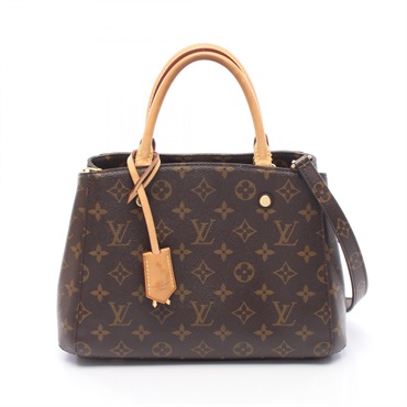 LOUIS VUITTON Montaigne BB shoulder crossbody Handbag M41055 Monogram leather LV