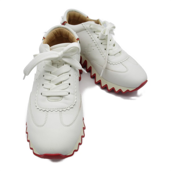 Christian Louboutin Sneakers shoes 3200517 leather White Used Women size 36