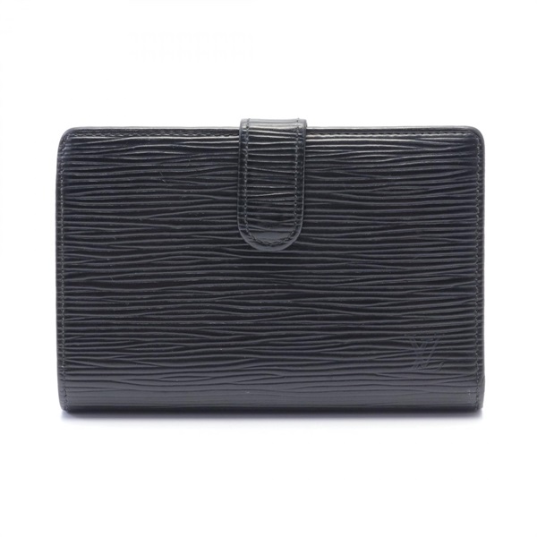 LOUIS VUITTON Portefeuille viennois wallet M63642 Epi leather Black Used Women