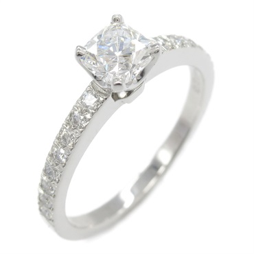 TIFFANY＆CO Nova Half Circle Diamond Ring Pt950 Platinum Clear Used US size #6