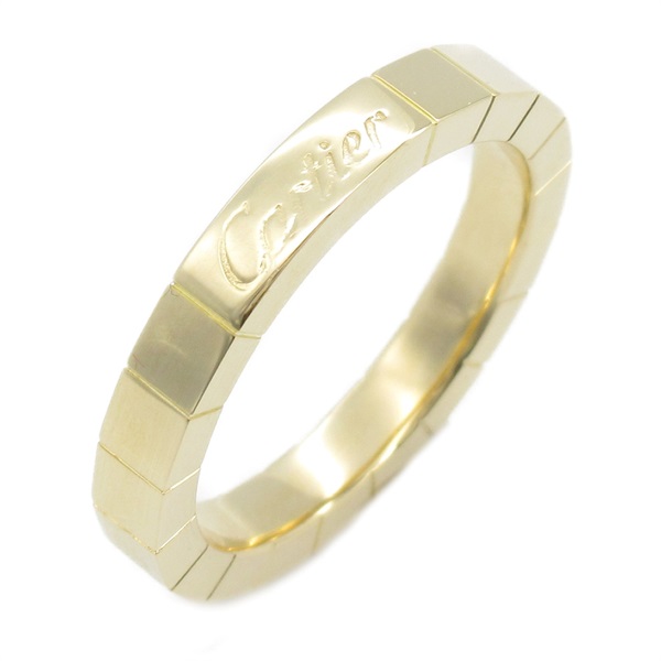 CARTIER Laniere Ring 18KYG Yellow Gold Used women US size 5.75 #51