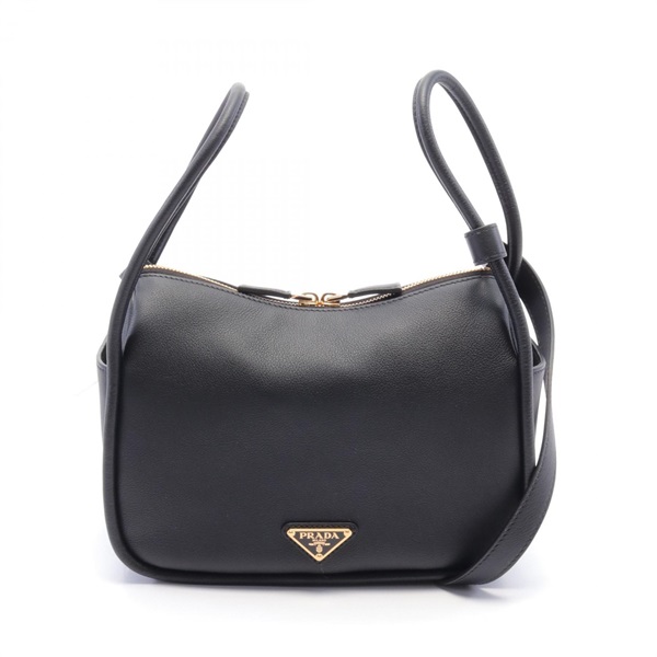 PRADA Darling Shoulder Bag 1BA451 2CYS F0002 leather Black Used