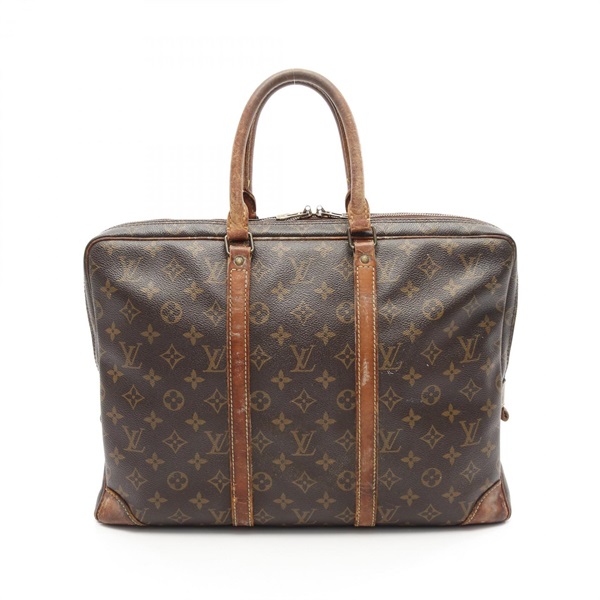 LOUIS VUITTON Porte Documents Voyage Briefcase Business Bag M53361 Monogram Used