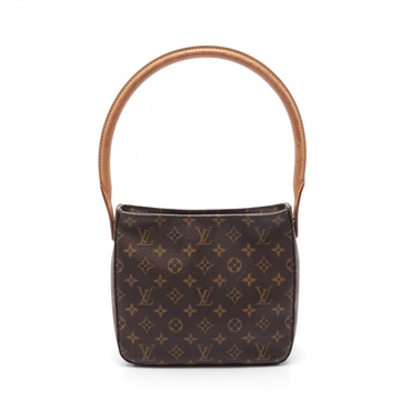 LOUIS VUITTON Looping MM Shoulder Bag M51146 Monogram canvas Brown Used Women LV