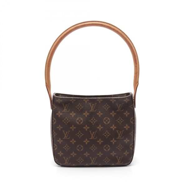 LOUIS VUITTON Looping MM Shoulder Bag M51146 Monogram canvas Brown Used Women LV