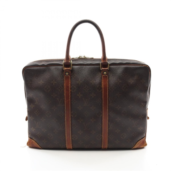 LOUIS VUITTON Porte Documan Voyage business bag M40226 Monogram Brown Used mens