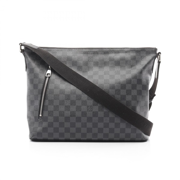 LOUIS VUITTON Mick MM Shoulder Bag N41106 Damier graphite Black Used crossbody