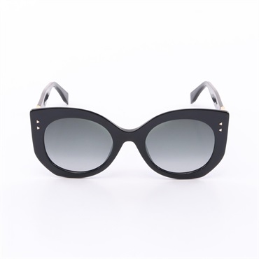FENDI Peekaboo sunglasses eyewear FF0265/S Plastic Black Used Women