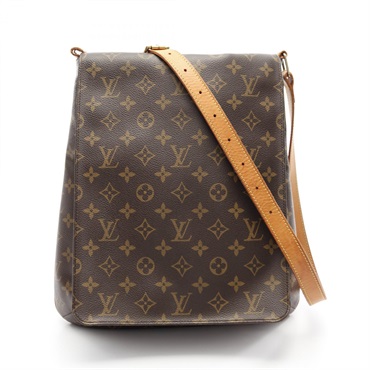 LOUIS VUITTON Musette Crossbody Shoulder Bag M51256 Monogram canvas Used LV