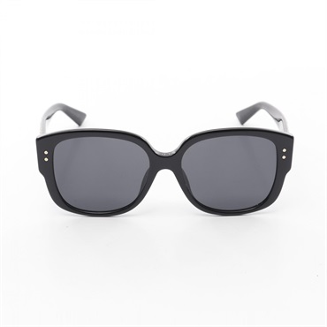 Christian Dior Lady Dior Studs F Sunglasses Eyewear 8072K Plastic Black Used CD