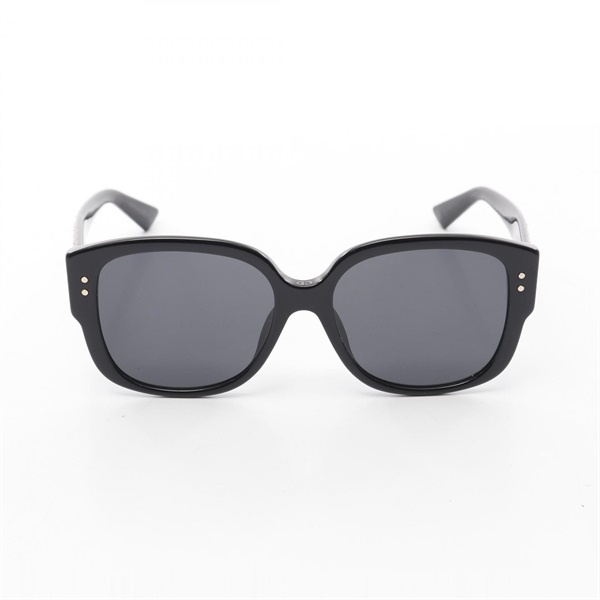 Christian Dior Lady Dior Studs F Sunglasses Eyewear 8072K Plastic Black Used CD