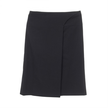 HERMES Skirt wool Black Used Women size 36