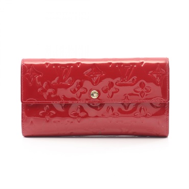LOUIS VUITTON Portefeuille Sarah wallet M93530 Vernis leather Pomme Damour Used