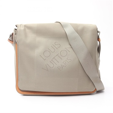 LOUIS VUITTON Messager Shoulder Crossbody Bag M93031 Damier Jean canvas Used LV