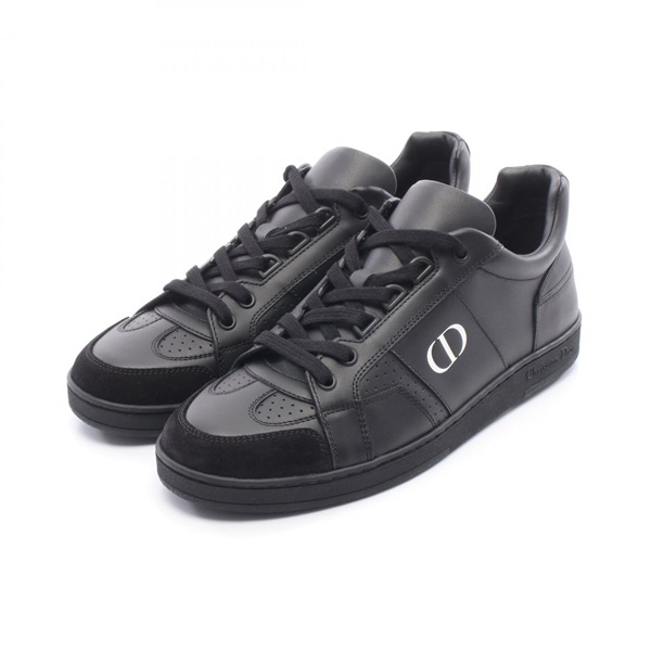 Christian Dior CD Sneakers KUK313CLD90037 leather Black White Used Women #37