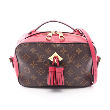 LOUIS VUITTON Saintonge Crossbody Shoulder Handbag M43557 Monogram canvas Pink