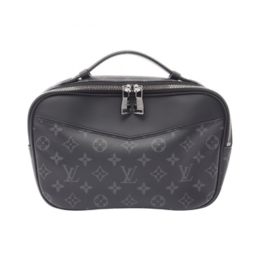 LOUIS VUITTON Bum Waist Handbag M42906 Monogram eclipse canvas leather Used LV