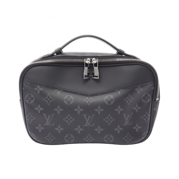 LOUIS VUITTON Bum Waist Handbag M42906 Monogram eclipse canvas leather Used LV