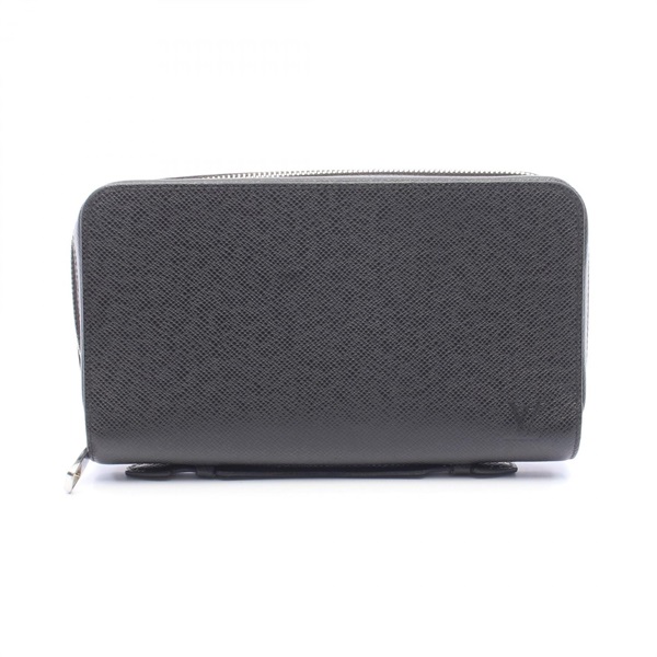 LOUIS VUITTON Zippy XL Around long wallet M44275 Taiga leather Ardoise Used mens