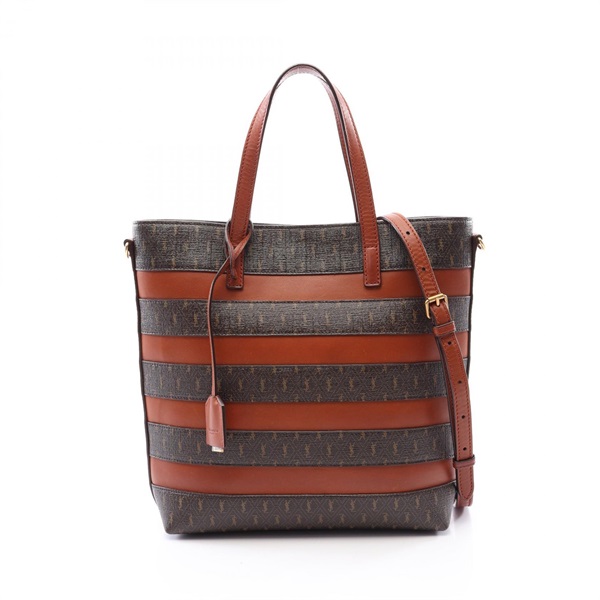 SAINT LAURENT PARIS SHOPPING TOY Crossbody Handbag 600307 canvas leather Used