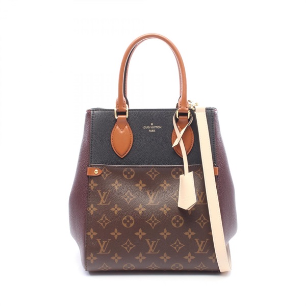 LOUIS VUITTON Fold Tote MM shoulder crossbody Handbag M45409 Monogram leather LV