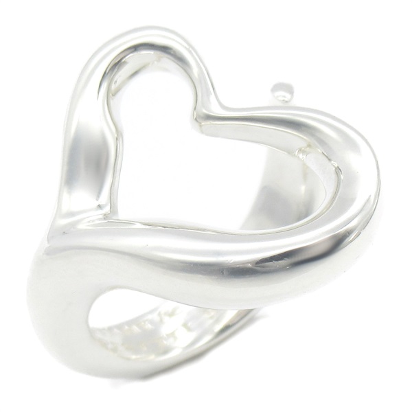 TIFFANY＆CO Open heart Ring Silver925 Silver Used US size 3.8 women