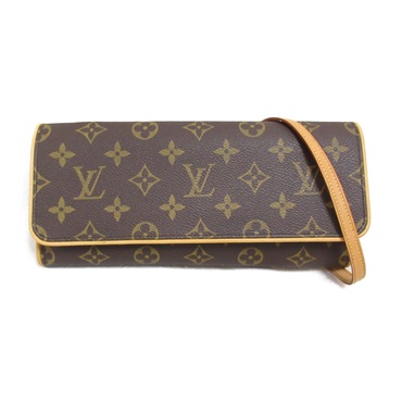 LOUIS VUITTON Pochette Twin GM Crossbody Shoulder Bag M51852 Monogram Used LV