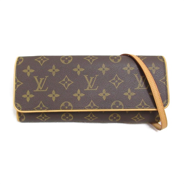 LOUIS VUITTON Pochette Twin GM Crossbody Shoulder Bag M51852 Monogram Used LV