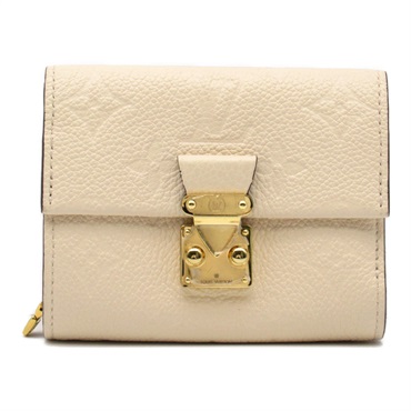LOUIS VUITTON Portefeuille Metis Compact Tri-fold Wallet M81071 leather creme LV