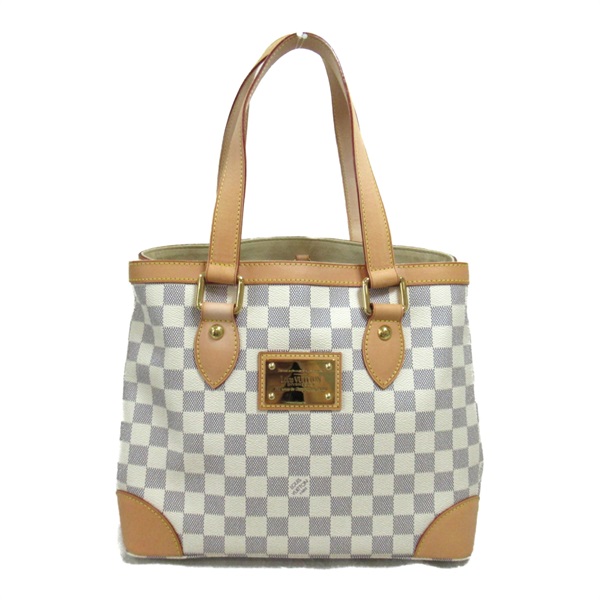 LOUIS VUITTON Hampstead PM Shoulder tote bag N51207 Damier Azur Canvas Used LV